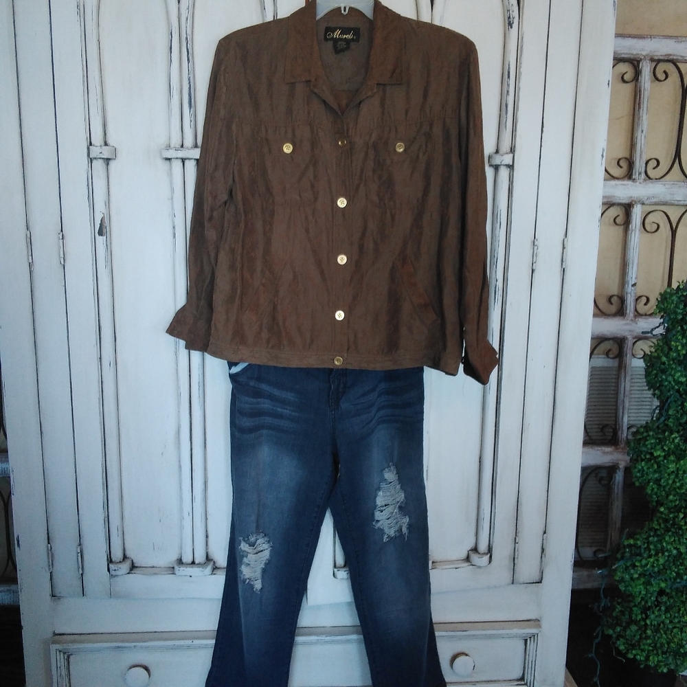 Silk/linen jacket - Picture 7 of 7